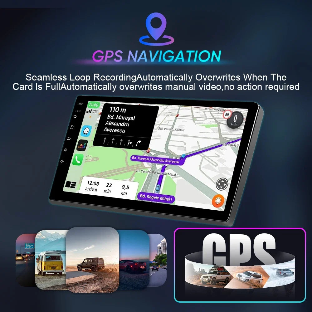 Android 16 Carplay Auto For Renault Logan 2 Sandero 2 2012 - 2016 2017 2018 2019 Car Radio Multimedia Player Stereo GPS WIFI DPS