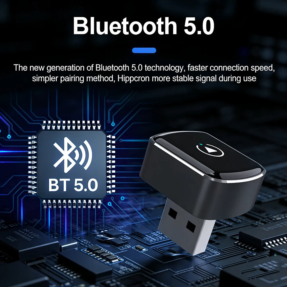 Wireless CarPlay Adapter 2026 Upgraded for iOS & Android Auto，Mini Size Wired to Wireless CarPlay, Plug & Play, Car Play Adapter