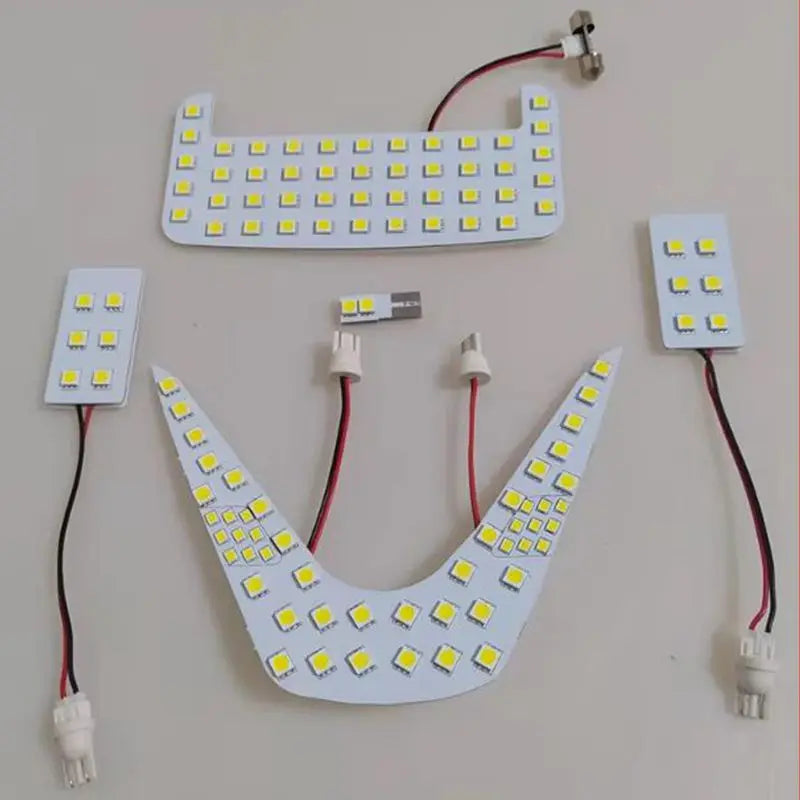 For Toyota C-HR CHR 5Pcs/set 12V White LED Interior Reading Lights 6000K LED Light Ceiling Interior Signal Lamp