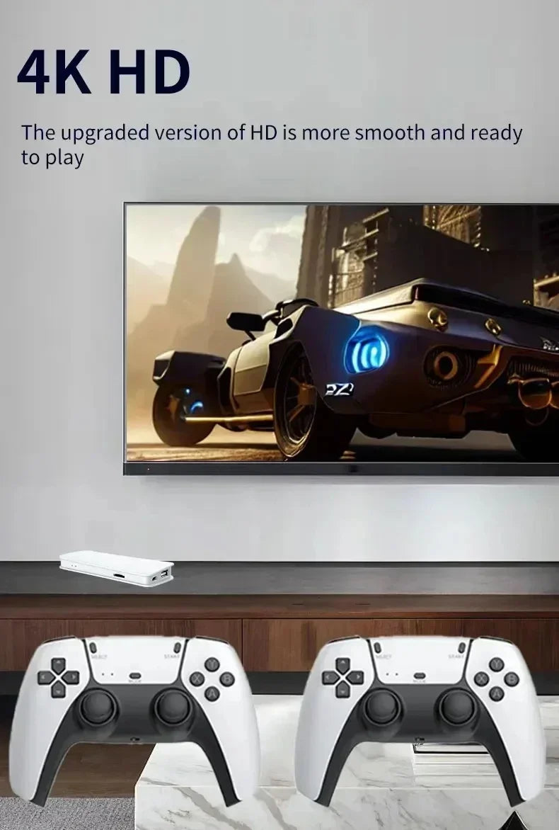 Wireless Gamepads M15 Game Stick Mini TV Handheld Game Console Video Game 256G 20000Plus Retro Game HD Output Two Player for PS1