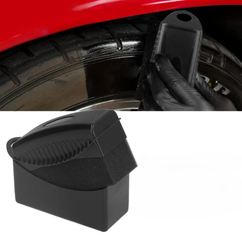 Car Tire Waxing Brush Polishing Cleaning Wipe Washing Tire Sponge Brushes Car Wash and Maintenance