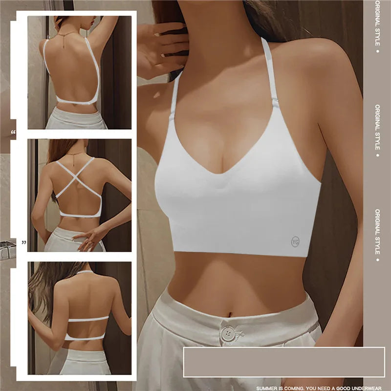 Deep-U plunge backless invisible push-up bra — view 3 of 20