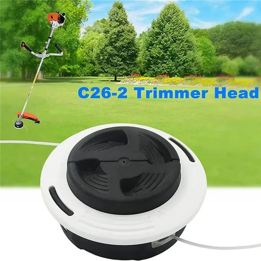 AutoCut C26-2 M10x1 Replacement Trimmer Head for Stihl FS55 FS90 FS130 FS250 and More Grass Brush Cutter Accessories
