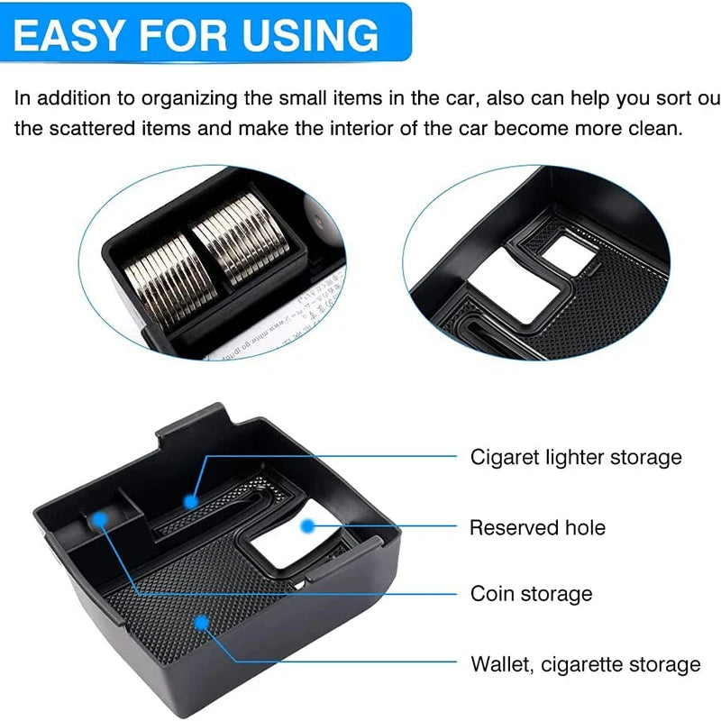 For Toyota Corolla E210 2019 2020 2021 2022-2026 and Corolla Cross (XG10) 2022-2026 Accessories Center Console Tray Organizer