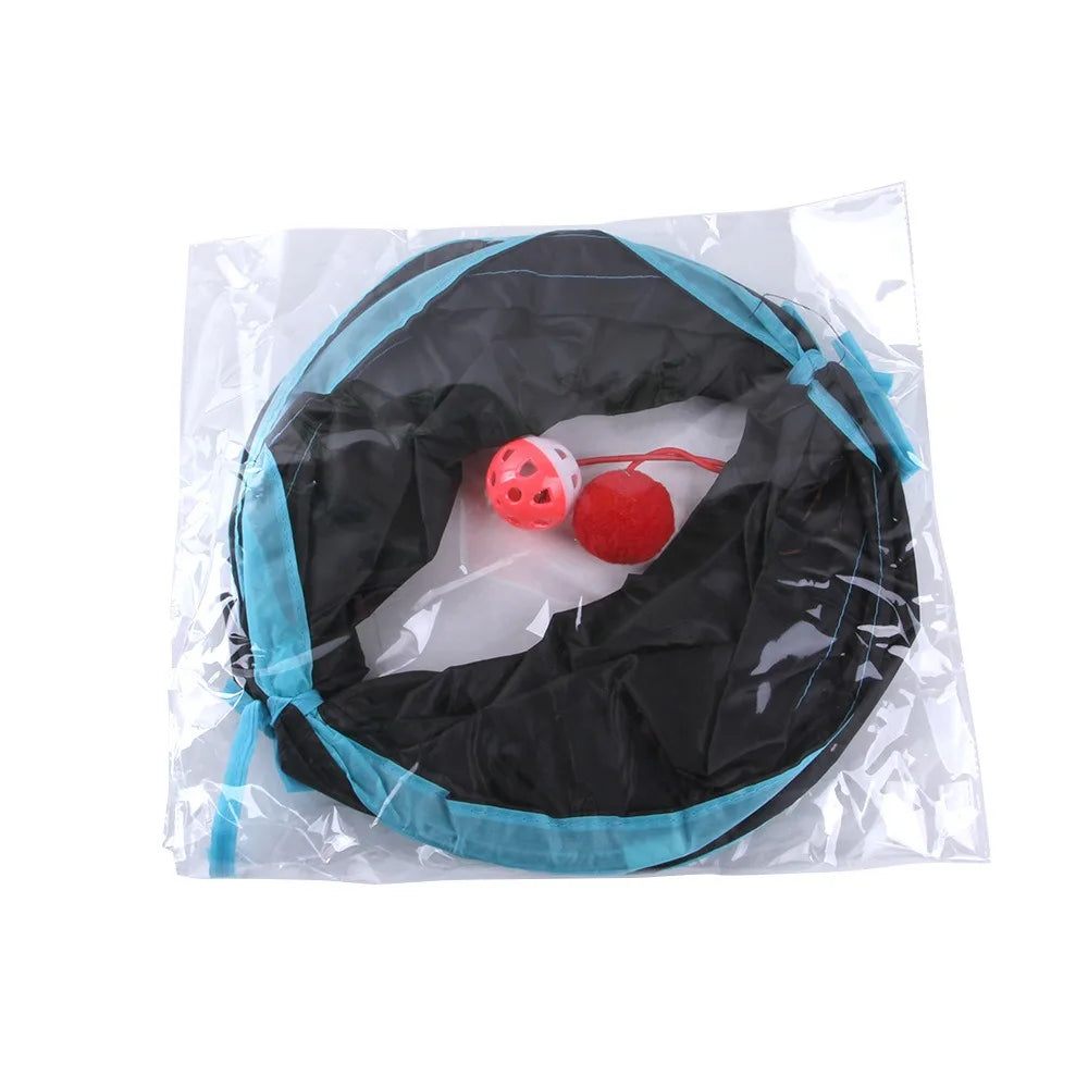 Foldable Cat Tunnel Toy - Breathable S & T Shape Play Tunnel – photo 6