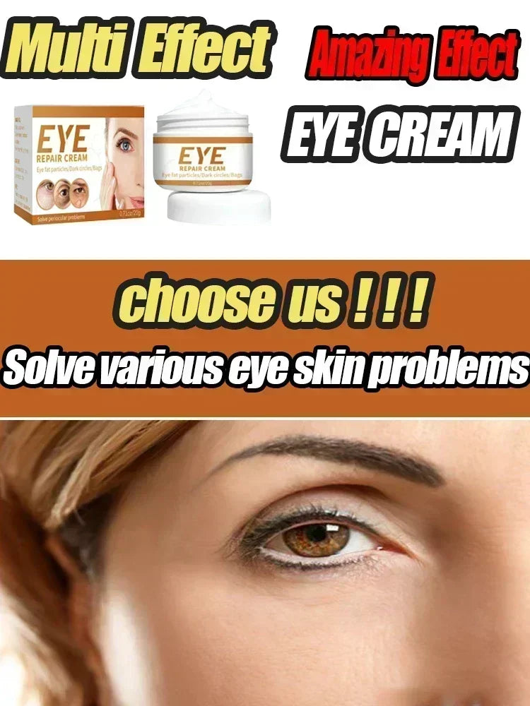 Hot sales Eye Fine Lines Dark Circles Eye Cream Remove Eye Bags Puffiness Way Work Under Eyes Lightening Moisturizing Whitening