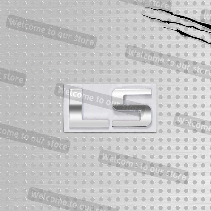 3D Metal Car Styling LS LT Emblem Decals Rear Trunk Body Badge For Captiva Silverado Tahoe ZL1 Suburban Aveo Cruze Accessories
