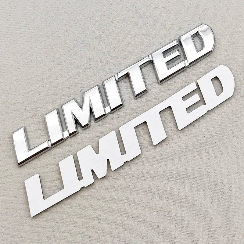 3D Metal Car Sticker Logo 4WD V6 V8 LIMITED Fender Side Badge Rear Trunk Emblem For Toyota LC150 LC200 4Runner Tundra Accessorie