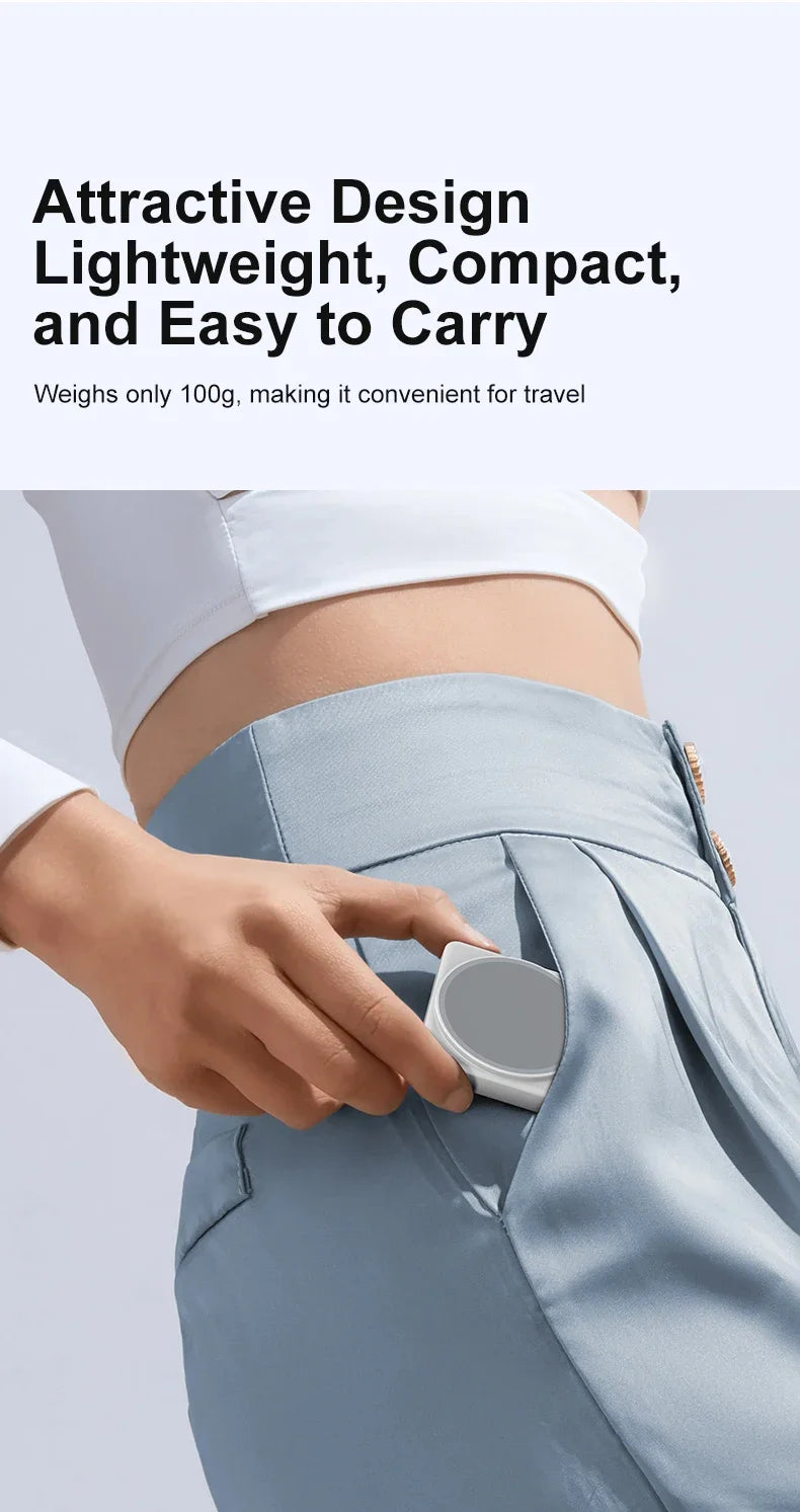 Magnetic Phone Back Vlog Selfie Monitor Screen Live Stream Camera Compatible with iPhone & Android