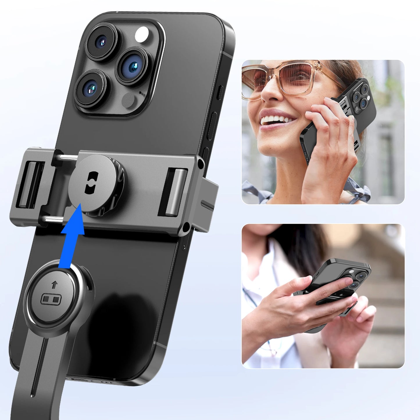 F01 Portable 6 Section Extendable Tripod Stand Lightweight Detachable Phone Holder 360 Degree Rotatable Bluetooth Selfie R