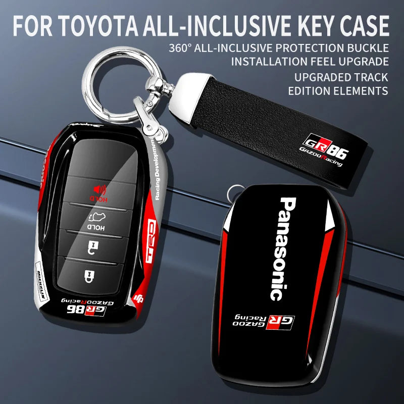 2024 New Fashion car key case bag Shell For  for Toyota Camry Highlander Corolla  Crown Prado GR 86 Reiz 2015 2016 accessories