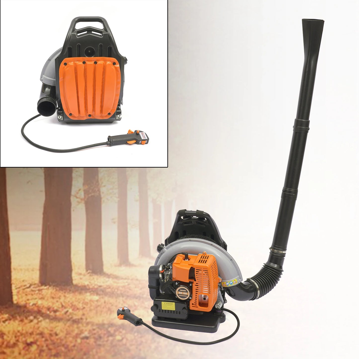 Gasoline Backpack Leaf Blower — Air-Cooled Blower for Leaf & Snow Removal
