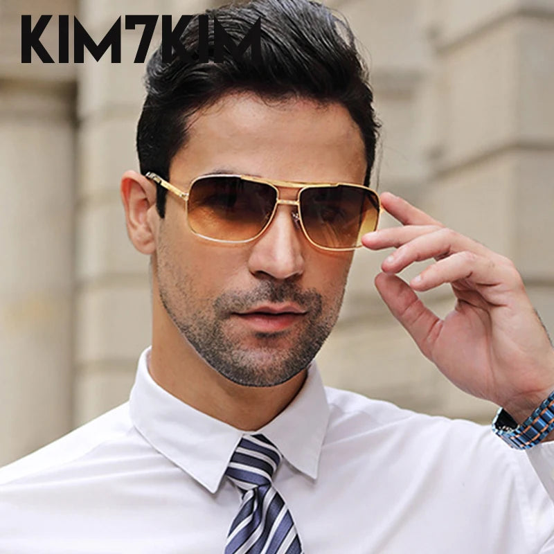 Vintage Square Sunglasses — Punk Driving Shades, Unisex UV400