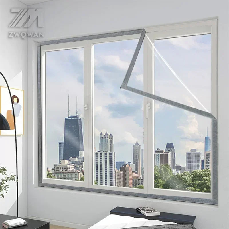 Windproof Window Insulation Film, Clear Winter Cover