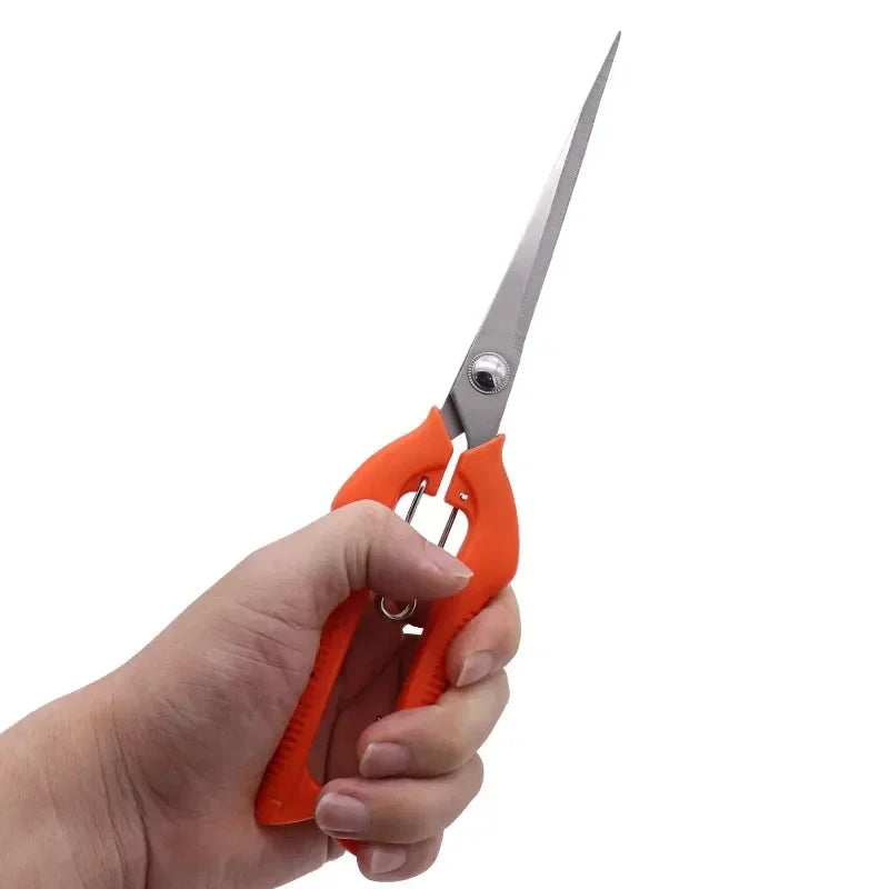 Pruning Shears Grape Scissors Garden Tool Vegetable Patch Bonsai Professional  Stainless Steel Fruit Picking With Lock New