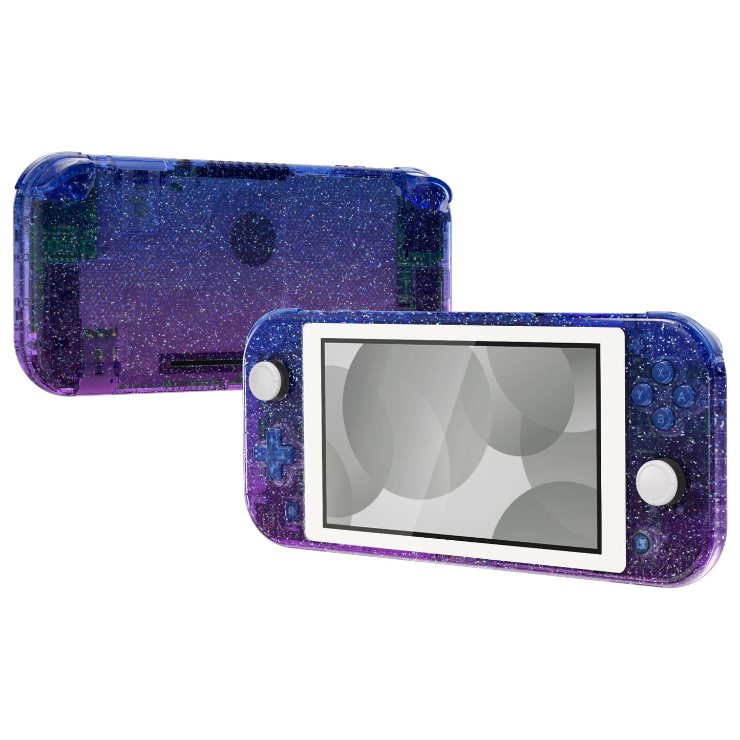 eXtremeRate Replacement Handheld Controller Housing Custom Shell with Screen Protector & ABXY Buttons for Nintendo Switch Lite