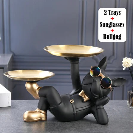 Bulldog Resin Figurine - Painted Dog Statue for Home Decor – photo 7
