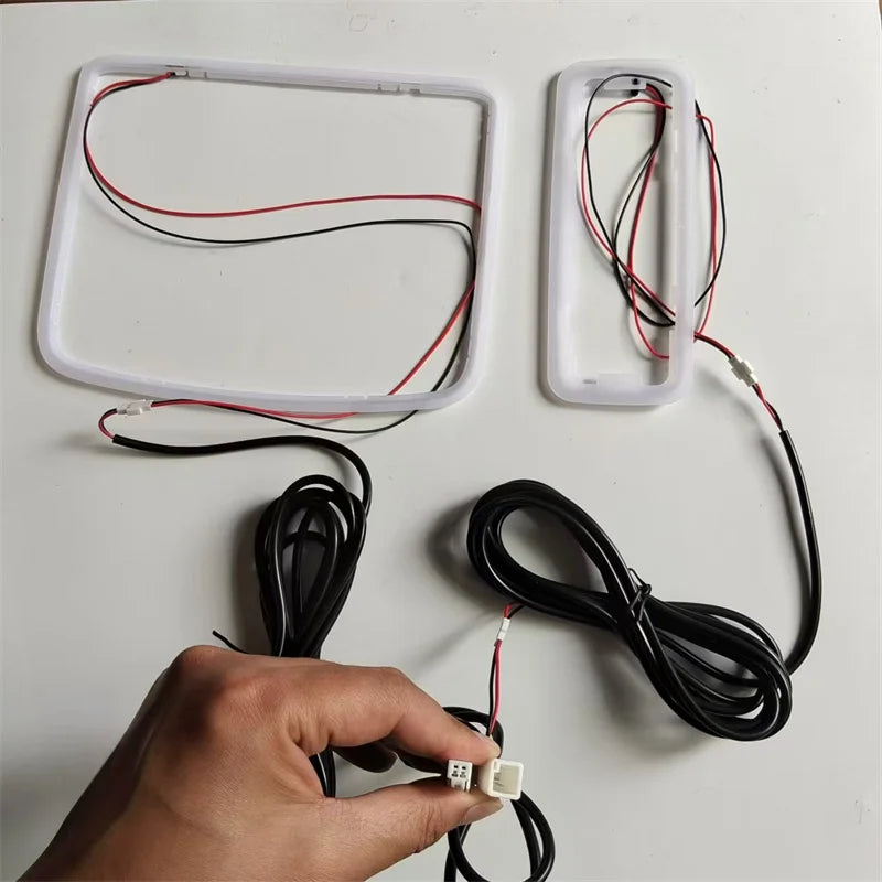 Car LED Roof reading light Interior Decorative Lamp Atmosphere Ambient Light Ice Blue For Toyota Camry 2018-2023