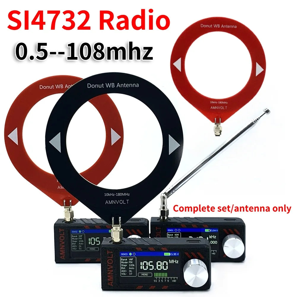 SI4732 All-Band Portable Radio – FM/AM/LSB/USB/SW/MW/VHF with 1.9" IPS Screen