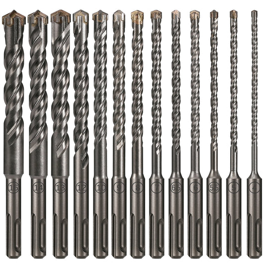 SDS Plus Cross Cutter Hammer Drill Bit 5-16mm, 160mm Masonry