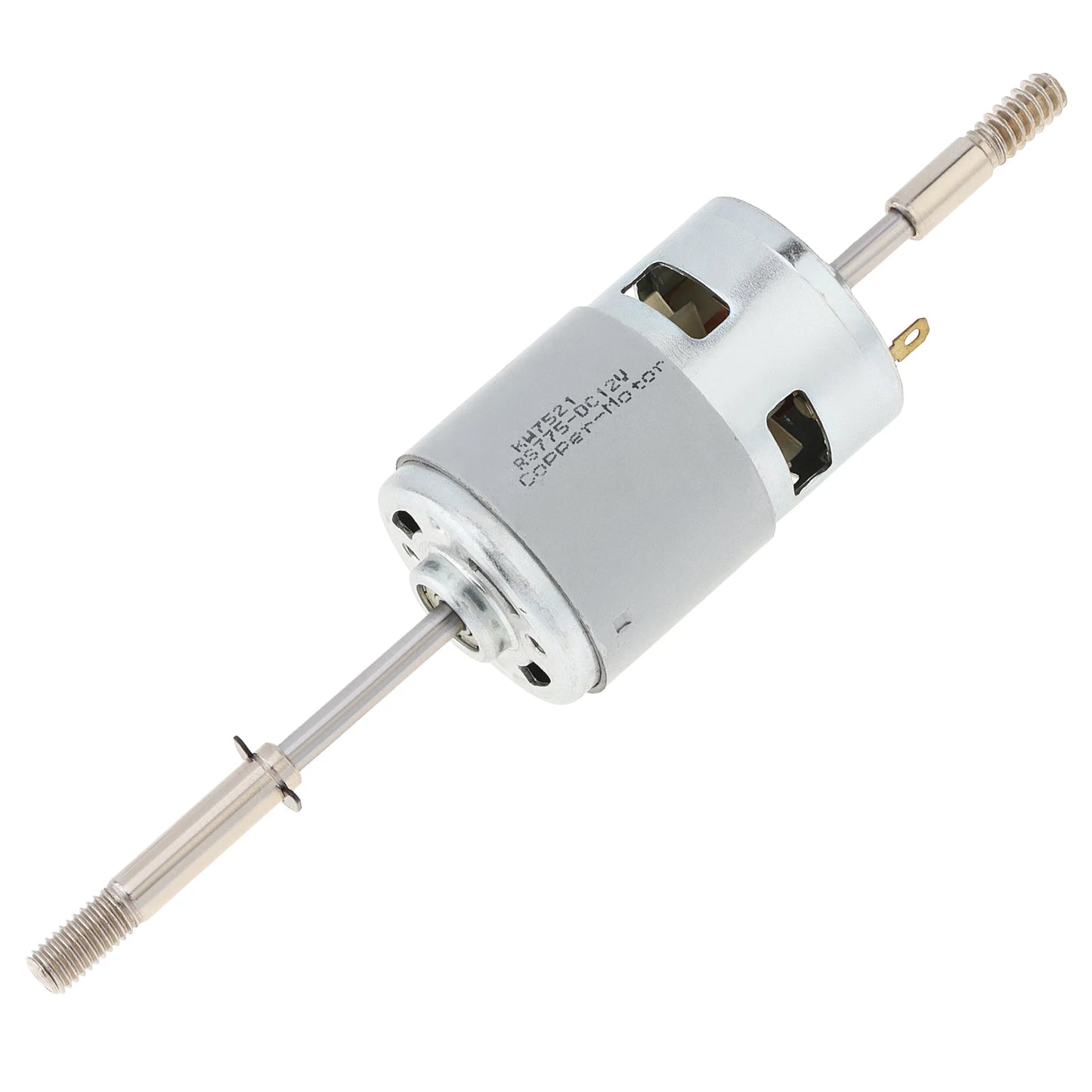 RS775 DC Motor 12V 3000RPM Dual Output Shaft 775 Fan Motor Replacement 220V AC for Electric Fan