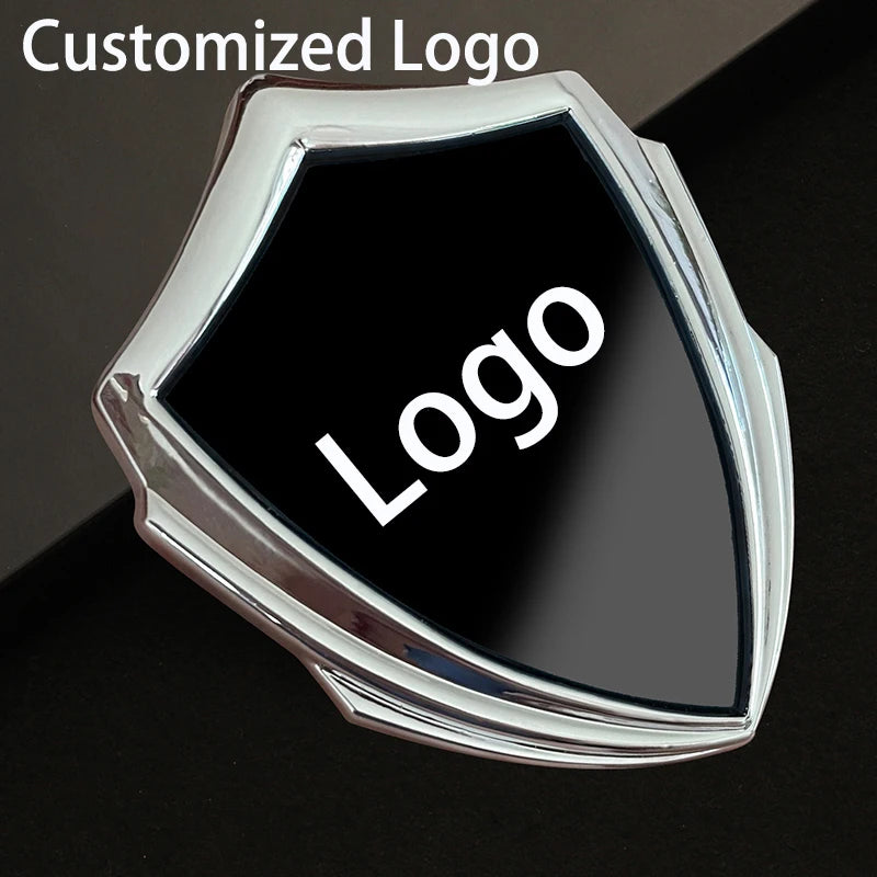 Car Decoration Stickers Stainless Steel Stickers Car logo replacement sticker trunk decoration sticker Customized LOGO