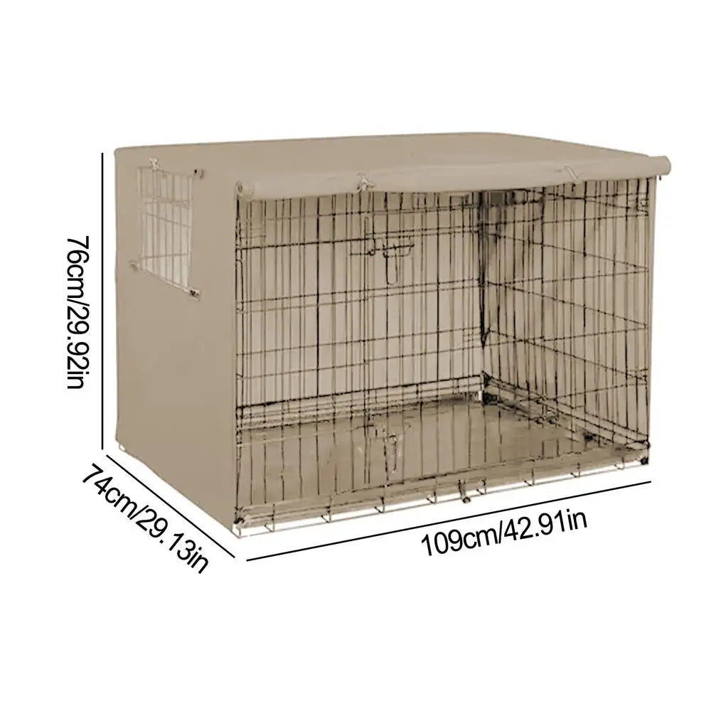 Windproof Oxford Crate Cover - Dog & Cat Cage Cover – photo 8