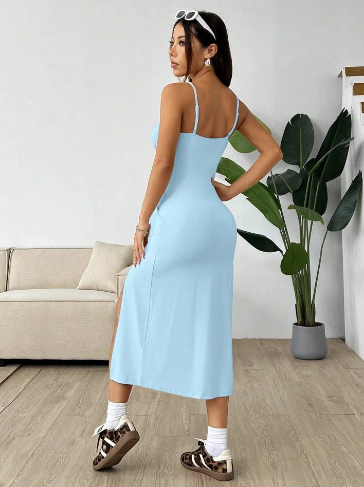 Slit Cami Dress: Your Daily Essential