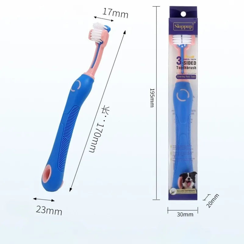 3-Sided Dog Toothbrush - Multi-Angle Cleaning Brush – photo 2