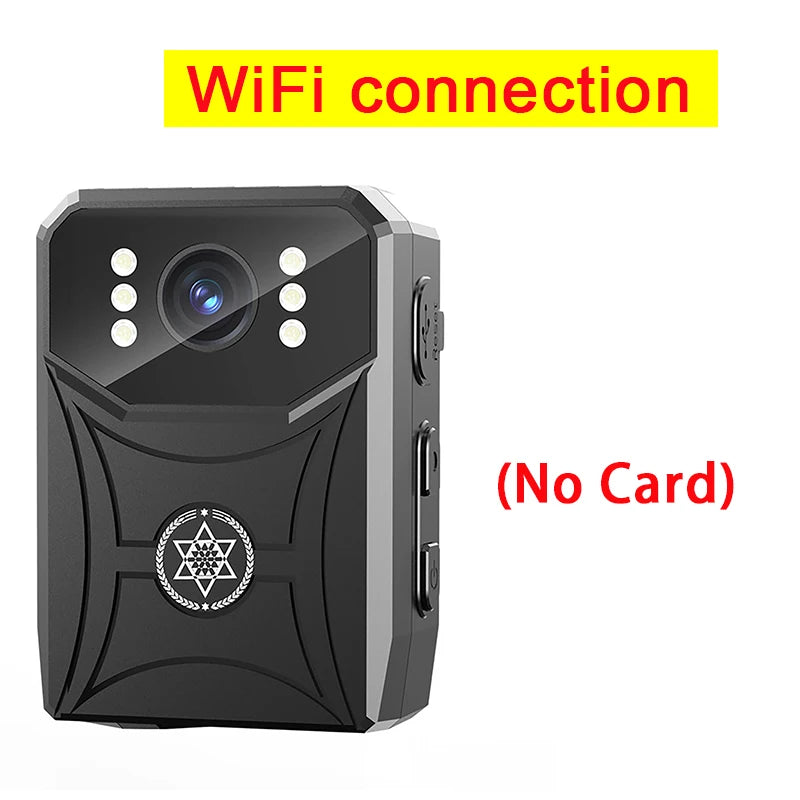 4K WiFi Body Camera — Night Vision Waterproof Recorder, 3000mAh