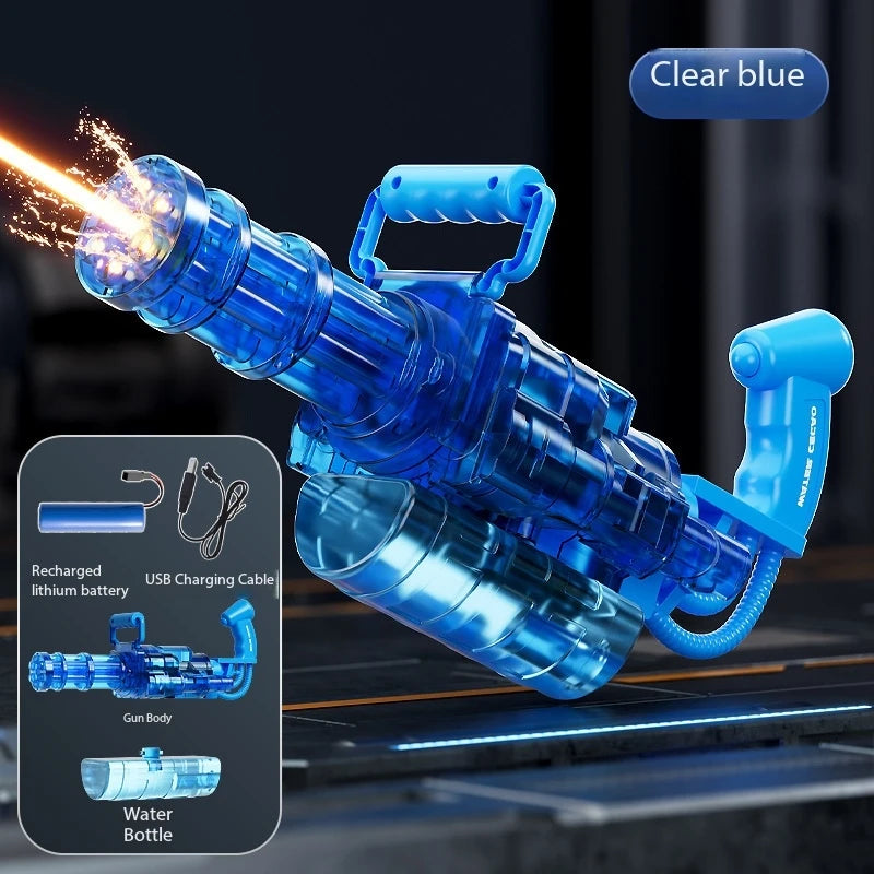 Gatling Water Gun — Rotating High-Pressure Summer Water Cannon