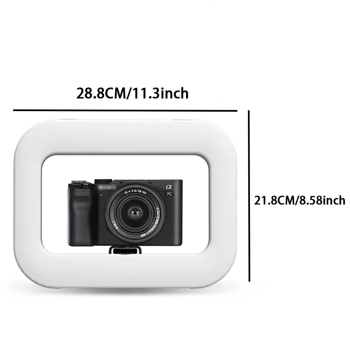11 inch selfie light with rotatable stand and cell phone holder LED selfie light portable mini fill light for cell phone photogr