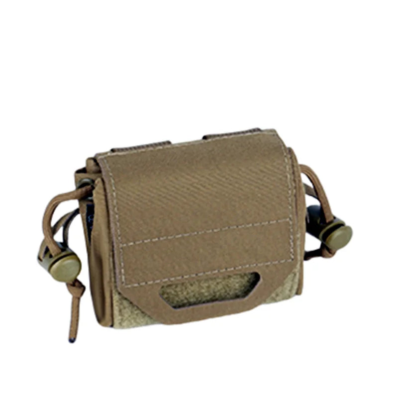 Tactical Foldable Recycling Bag Dump Pouch MOLLE Drop Pouch durable Mini  Magazine Utility Pouch