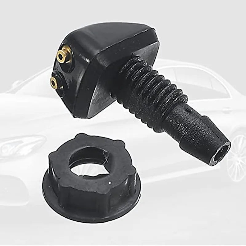 Vehicle's Windshield Washer Nozzle with Straight Pillar Nozzle
