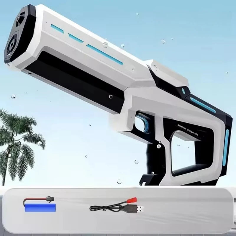 42cm Electric Water Gun — High-Pressure Auto-Absorb Pool Blaster