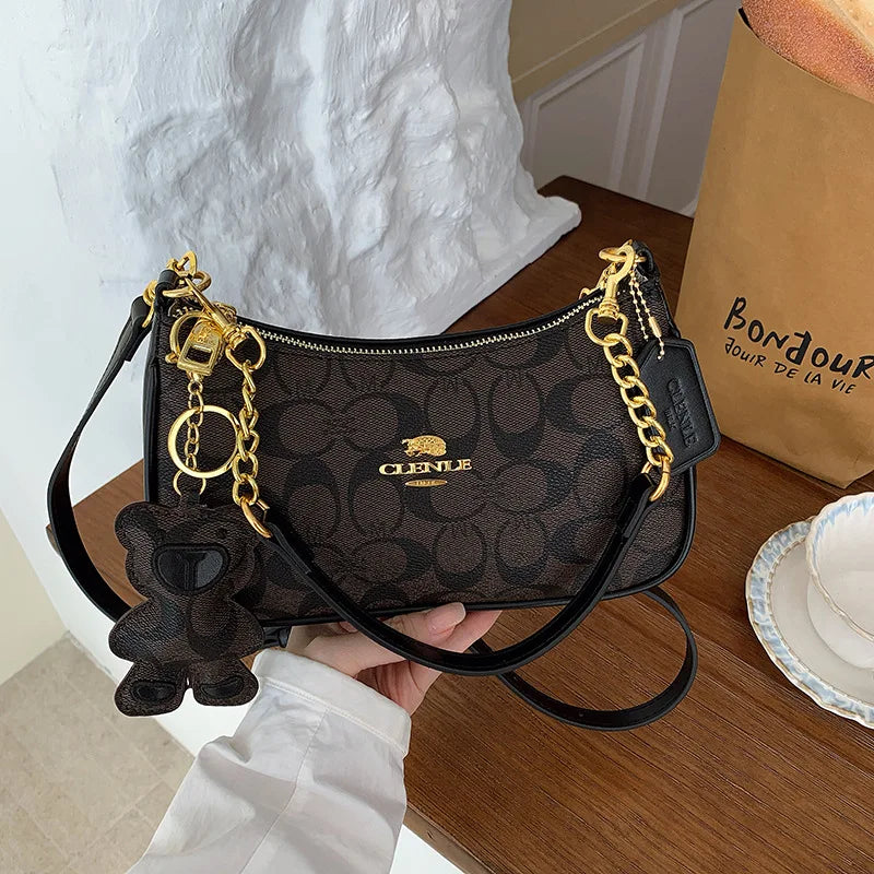 Women's Retro Mini Square Crossbody - Simple Faux Leather Purse