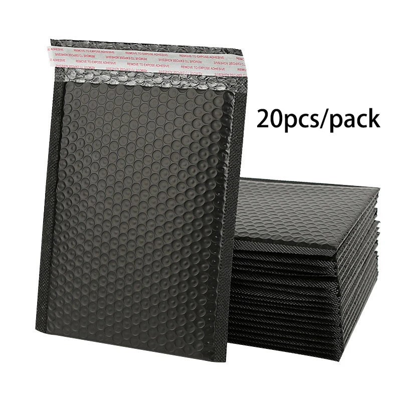 Pearlescent Bubble Mailers Padded Envelopes, Self-Adhesive Waterproof Shipping Bags with Foam Lining for Packaging and Mailing