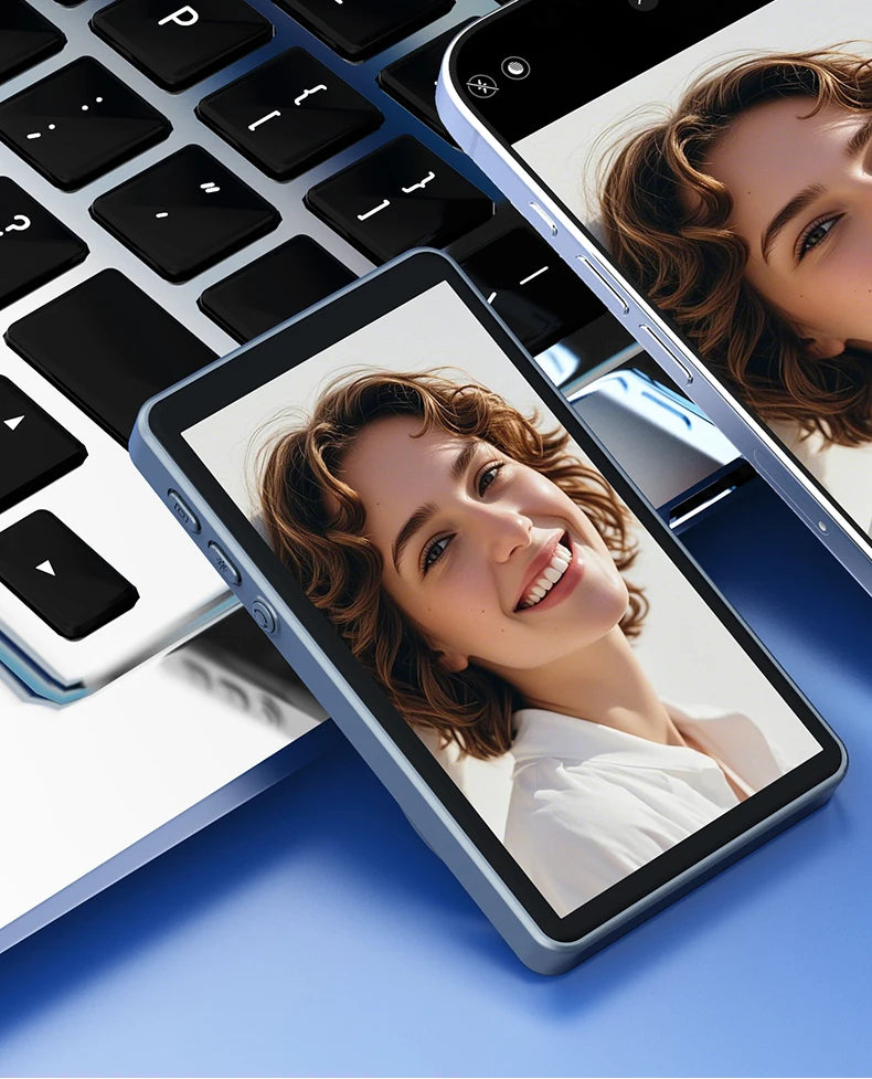 Smartphone Rear Camera Selfie Display Screen Wireless Wi-Fi Mirroring Magnetic Attachment for iOS Android Harmony OS