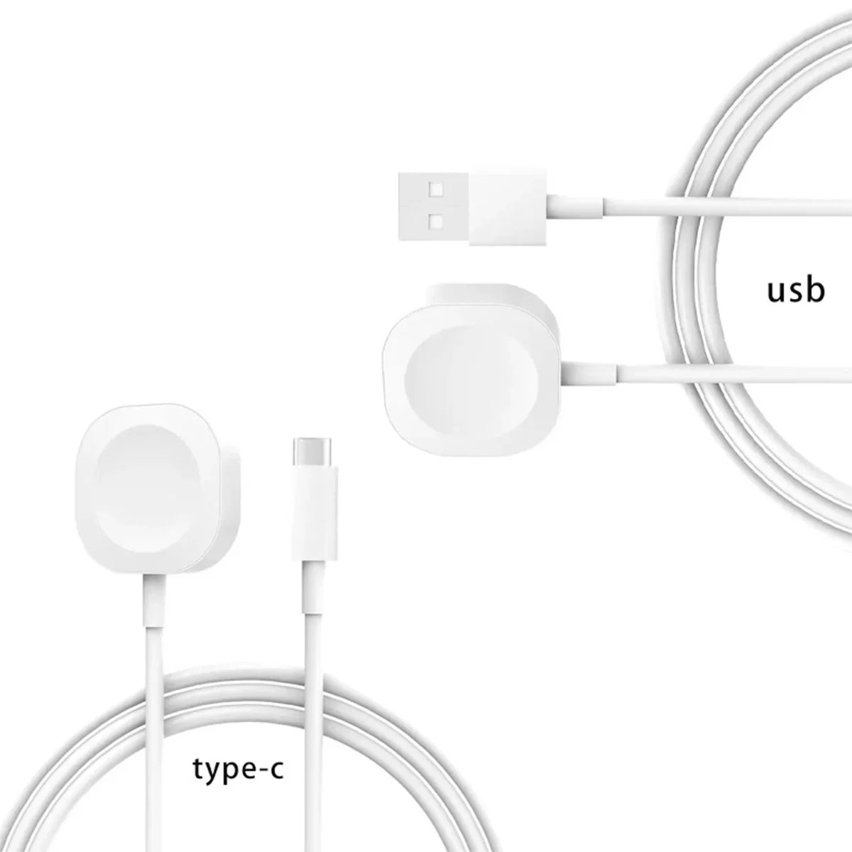 USB Type C Charger For Apple Watch Series 11 10 Ultra 3 2 9 8 7 SE Charging Cable For iWatch Ultra 2 6 5 4 3 2 Charger Station