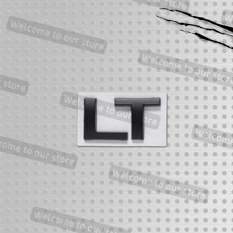3D Metal Car Styling LS LT Emblem Decals Rear Trunk Body Badge For Captiva Silverado Tahoe ZL1 Suburban Aveo Cruze Accessories