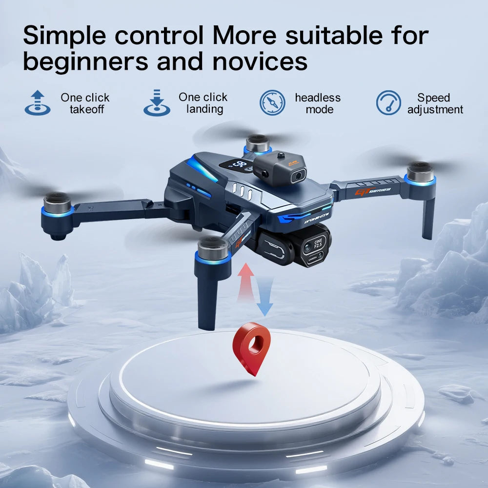 2026 New GT8 Drone GPS 8K Professional HD 360° Dual Cameras 5G WIFI Brushless Motors Obstacle Avoidance Foldable Quadcopter Toys