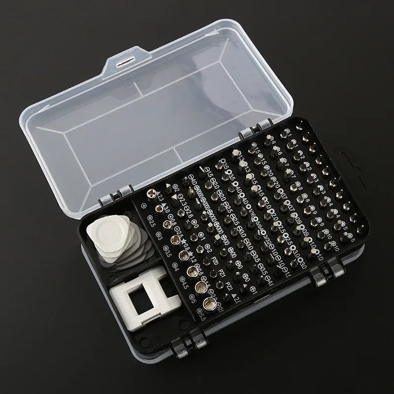 115-in-one Cross-border Watch, Computer and Mobile Phone Disassembly and Repair Hardware Tools Screwdriver Set Tool Kit