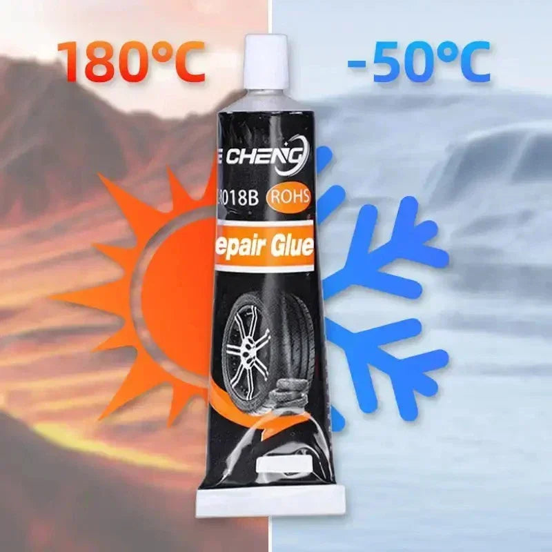 QC12 Tire Repair Glue Strong Rubber Wear-resistant Non-corrosive Adhesive Tire Sealing Bonding Glue Car Tire Repair Sealant