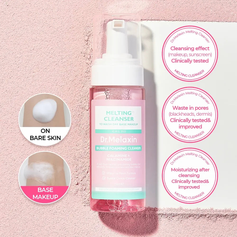 Melting Cleanse Hypoallergenic Makeup remover with Quick Bubble, Deep Pore Cleansing for all skin type, 150ml