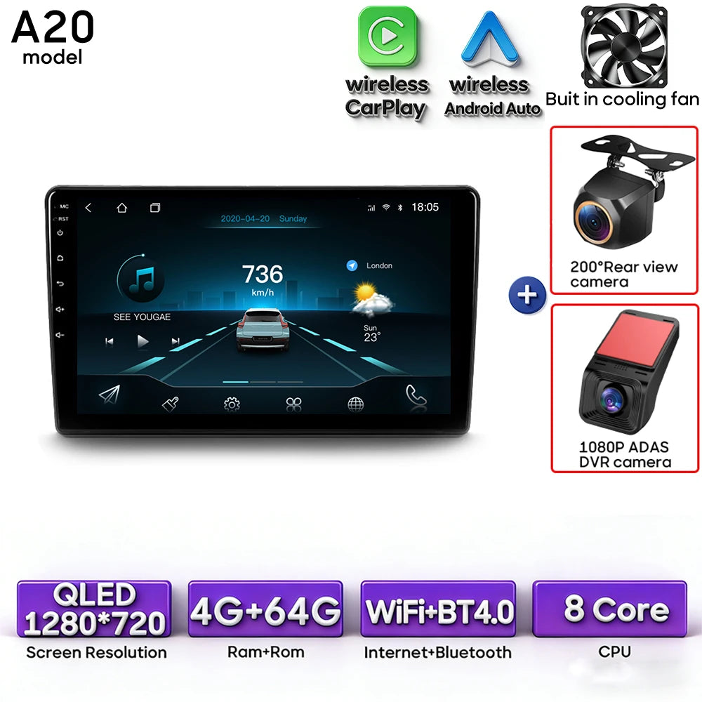 For Citroen C4 Grand Picasso 2006 - 2013 Car Multimedia Player Android 16 Radio Carplay Auto 2din GPS Navigation Stereo Video