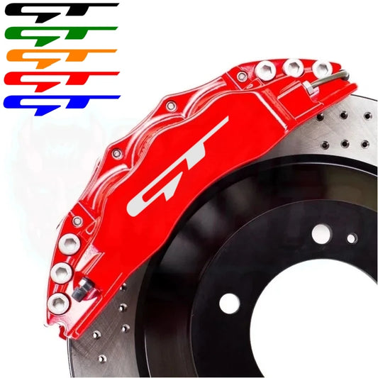 High-Temp Brake Caliper Decals – Waterproof Car Sticker (6-Pack)