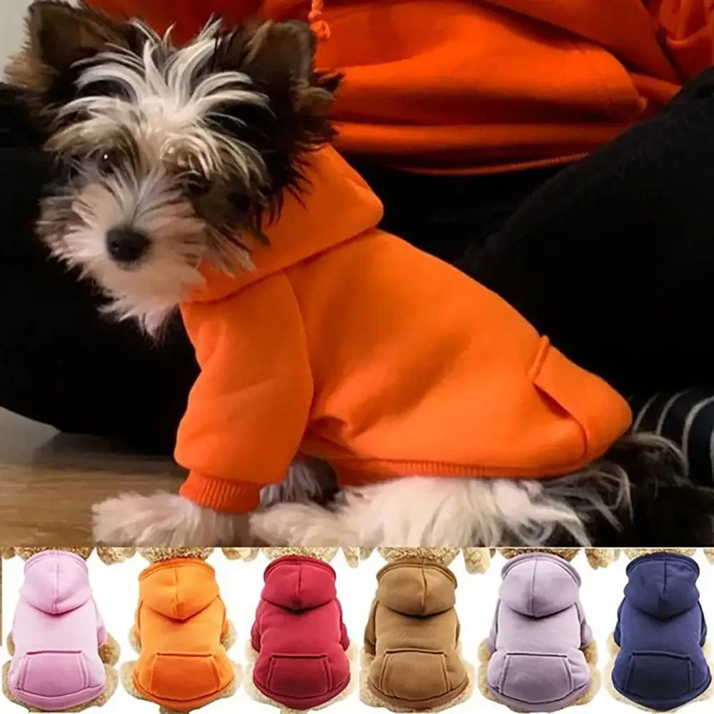 Winter Dog Hoodie Jacket - Sweatshirt Coat for Small and Medium Dogs - photo 2