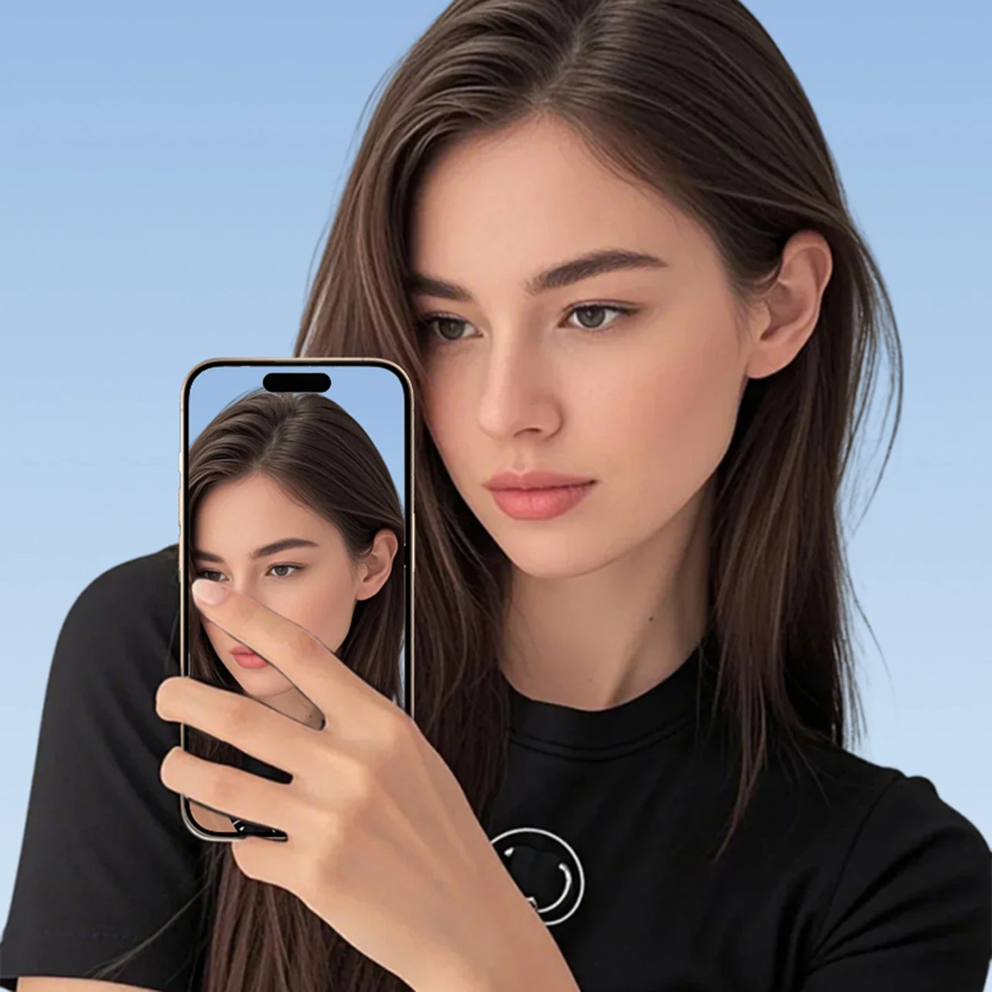 Upgrade Magnetic Wireless Selfie Monitor Screen 4inch For Android Phone Rear Camera Live Streaming Video Recording W/ Zoom Focus