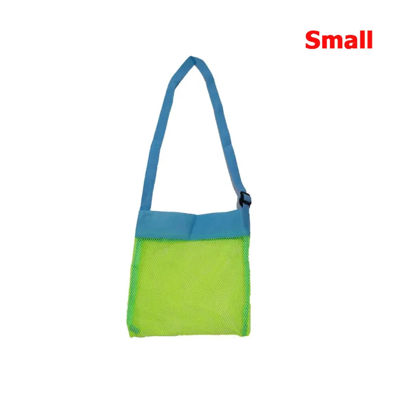 Children Sand Away Protable Mesh Bag Kids Toys Storage Bags Swimming Large Beach Bag for Towels Women Cosmetic Makeup Bag сумка