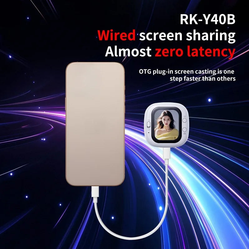 Phone Vlog Selfie Monitor Screen Magnetic Smartphone Rear Camera Selfies Vlogging Live Selfie Screen for iPhone Android